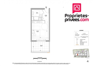 appartement à la vente -   06270  VILLENEUVE LOUBET, surface 29 m2 vente appartement - UBI426981542